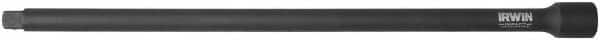 Irwin - 3/8" Drive Standard Socket Extension - 12" OAL, Black Oxide Finish - Americas Industrial Supply