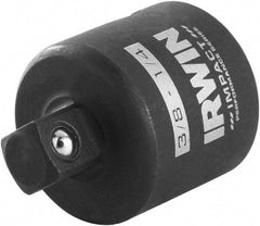 Irwin - 1/4 Male 3/8 Female Impact Drive Adapter - 1" OAL - Americas Industrial Supply