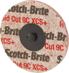 3M - 2" Disc Diam, Ceramic Quick Change Disc - Type S Attaching System, Nonwoven, Orange, Extra Coarse Grade - Americas Industrial Supply