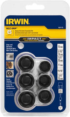 Irwin - 6 Piece Bolt Extractor Set - Magnetic Rail - Americas Industrial Supply