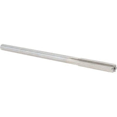 Alvord Polk - 0.3135" Cobalt 6 Flute Chucking Reamer - Straight Flute, 0.2792" Straight Shank, 1-1/2" Flute Length, 6" OAL - Americas Industrial Supply
