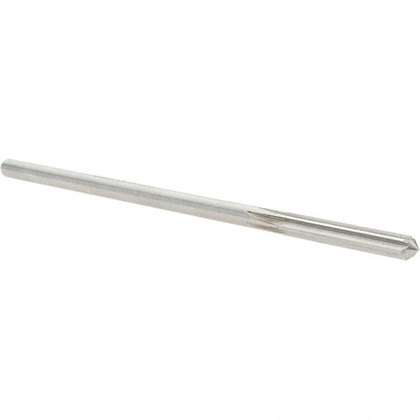 Alvord Polk - #22 Cobalt 6 Flute Chucking Reamer - Straight Flute, 0.151" Straight Shank, 1" Flute Length, 4" OAL - Americas Industrial Supply
