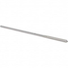 Alvord Polk - #27 Cobalt 4 Flute Chucking Reamer - Straight Flute, 0.135" Straight Shank, 1" Flute Length, 4" OAL - Americas Industrial Supply