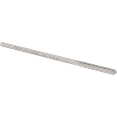 Alvord Polk - #30 Cobalt 4 Flute Chucking Reamer - Straight Flute, 0.119" Straight Shank, 7/8" Flute Length, 3-1/2" OAL - Americas Industrial Supply