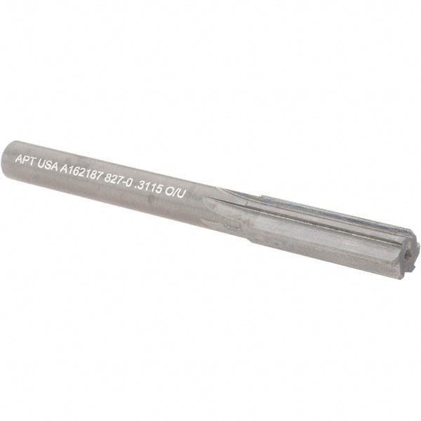 Alvord Polk - 0.3115" Solid Carbide 6 Flute Chucking Reamer - Americas Industrial Supply