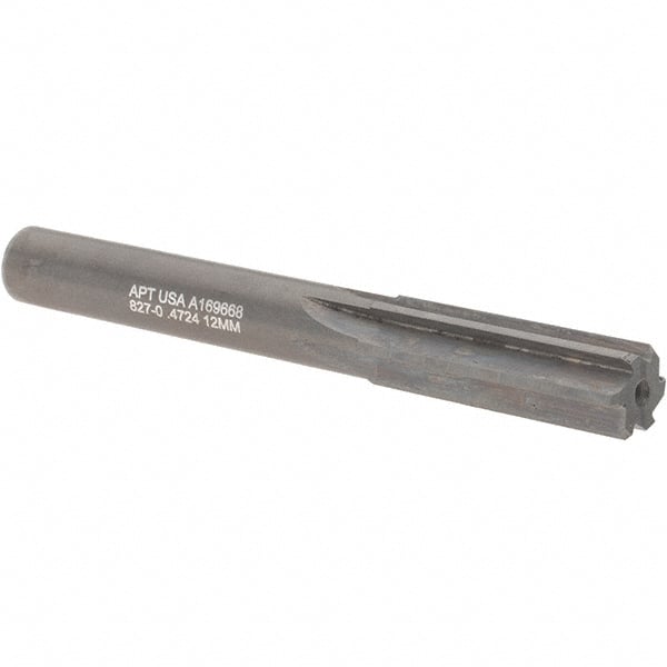 Alvord Polk - 12mm Solid Carbide 6 Flute Chucking Reamer - Americas Industrial Supply