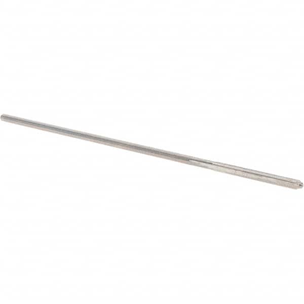 Alvord Polk - 0.071" High Speed Steel 4 Flute Chucking Reamer - Straight Flute, 0.066" Straight Shank, 3/4" Flute Length, 3" OAL - Americas Industrial Supply