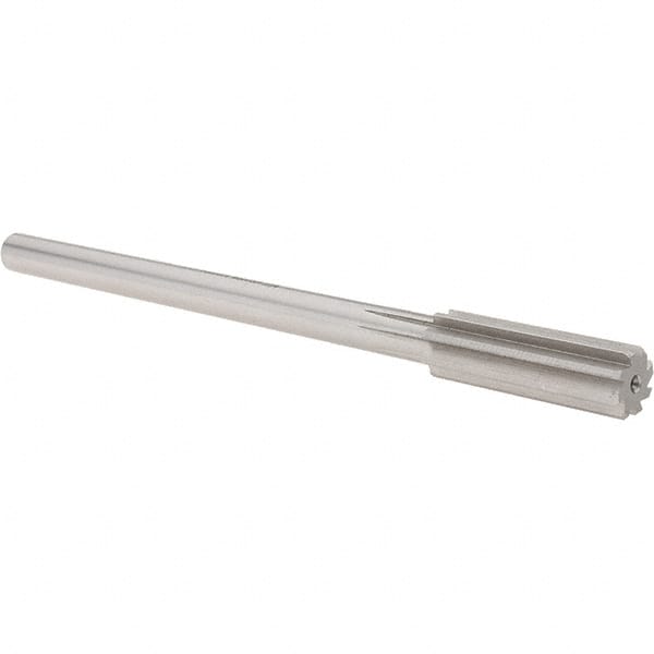 Alvord Polk - 0.612" High Speed Steel 8 Flute Chucking Reamer - Straight Flute, Straight Shank - Americas Industrial Supply