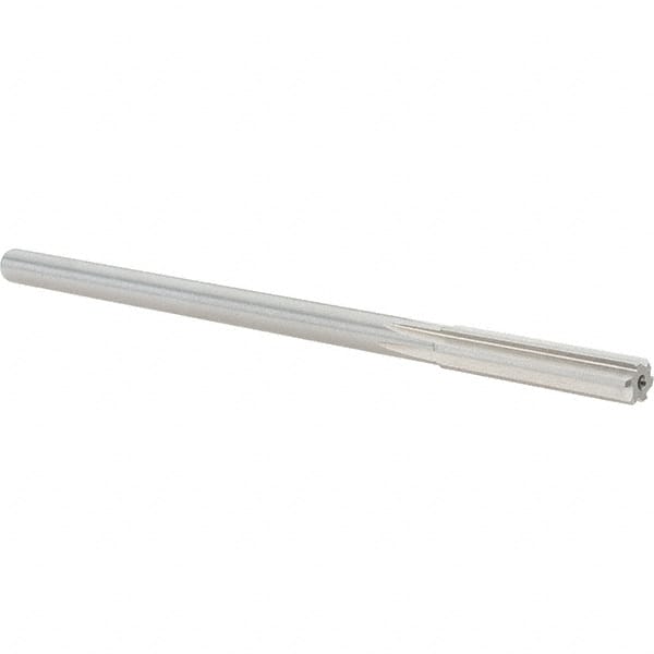 Alvord Polk - 0.31" High Speed Steel 6 Flute Chucking Reamer - Straight Flute, 0.2792" Straight Shank, 1-1/2" Flute Length, 6" OAL - Americas Industrial Supply