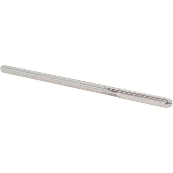 Alvord Polk - 0.183" High Speed Steel 6 Flute Chucking Reamer - Straight Flute, 0.1755" Straight Shank, 1-1/8" Flute Length, 4-1/2" OAL - Americas Industrial Supply