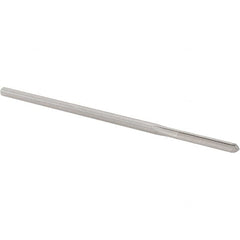 Alvord Polk - 0.1465" High Speed Steel 4 Flute Chucking Reamer - Straight Flute, 0.143" Straight Shank, 1" Flute Length, 4" OAL - Americas Industrial Supply