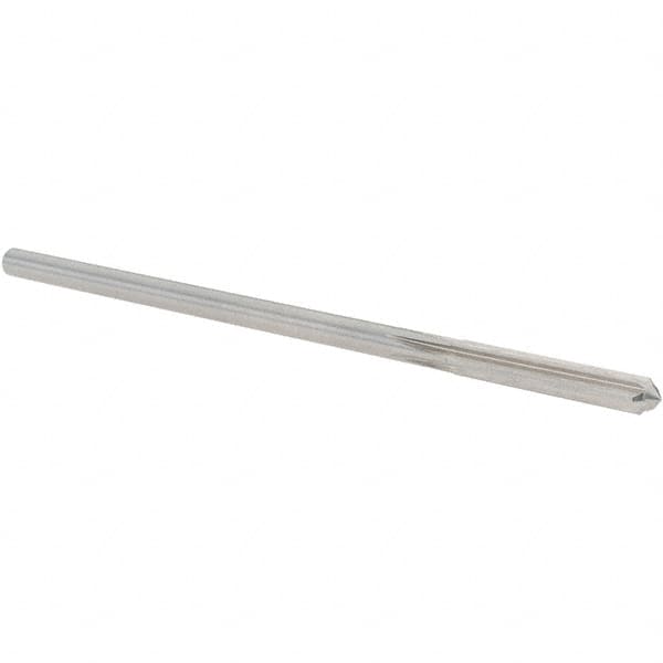 Alvord Polk - 0.1755" High Speed Steel 6 Flute Chucking Reamer - Straight Flute, 0.1645" Straight Shank, 1-1/8" Flute Length, 4-1/2" OAL - Americas Industrial Supply