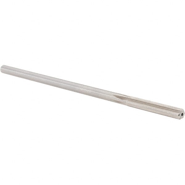 Alvord Polk - 0.2045" High Speed Steel 6 Flute Chucking Reamer - Straight Flute, 0.1945" Straight Shank, 1-1/4" Flute Length, 5" OAL - Americas Industrial Supply