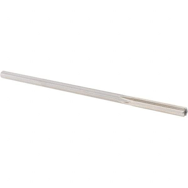 Alvord Polk - 0.231" High Speed Steel 6 Flute Chucking Reamer - Straight Flute, 0.2173" Straight Shank, 1-1/2" Flute Length, 6" OAL - Americas Industrial Supply