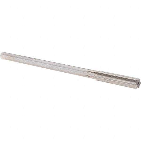 Alvord Polk - 0.3325" High Speed Steel 6 Flute Chucking Reamer - Straight Flute, 0.2792" Straight Shank, 1-1/2" Flute Length, 6" OAL - Americas Industrial Supply