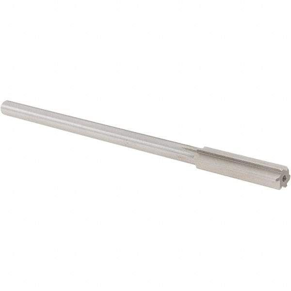 Alvord Polk - 13/32" High Speed Steel 6 Flute Chucking Reamer - Straight Flute, 0.3105" Straight Shank, 1-3/4" Flute Length, 7" OAL - Americas Industrial Supply