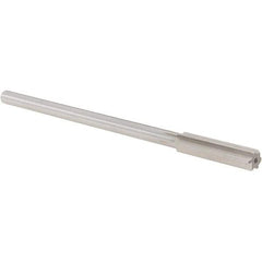 Alvord Polk - 13/32" High Speed Steel 6 Flute Chucking Reamer - Straight Flute, 0.3105" Straight Shank, 1-3/4" Flute Length, 7" OAL - Americas Industrial Supply