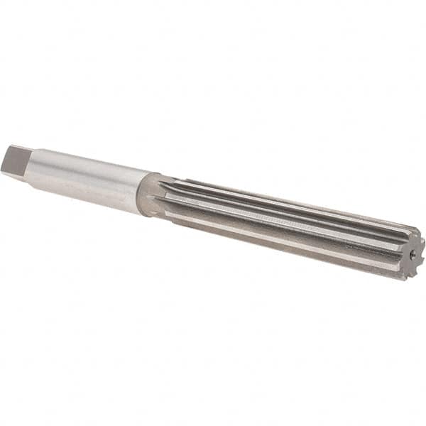 Alvord Polk - 0.7087" Diam, Straight Shank, 4-1/16" Flute, Hand Reamer - Straight Flute, 8-1/8" OAL, Right Hand Cut, High Speed Steel - Americas Industrial Supply