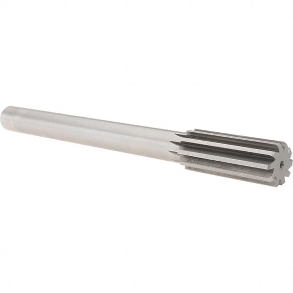 Alvord Polk - 29mm High Speed Steel 10 Flute Chucking Reamer - Straight Flute, Straight Shank - Americas Industrial Supply