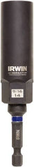 Irwin - 3/8" Drive Reverse Spiral Flute Hex Bolt Remover - 1/4" Hex, 2-1/2" OAL - Americas Industrial Supply