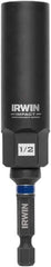 Irwin - 3/8" Drive Reverse Spiral Flute Hex Bolt Remover - 1/4" Hex, 2-1/2" OAL - Americas Industrial Supply