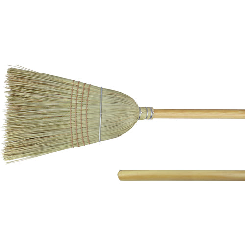 18″ - Corn & Fiber Medium Upright Broom - Americas Industrial Supply