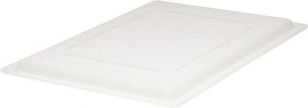 Rubbermaid - 26" Long x 18" Wide, Rectangular Polyethylene Lid - Snap-On, Use with FG350000, FG350100, FG350600, FG350800, FG352800 - Americas Industrial Supply