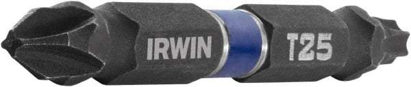 Irwin - #2 Torx/Phillips Bit - 1/4" Hex Drive, 2-3/8" OAL - Americas Industrial Supply