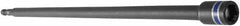 Irwin - 3/8" Magnetic Nutsetter - 1/4" Hex Drive, 12" OAL, 9/16" Socket Nose Diam - Americas Industrial Supply