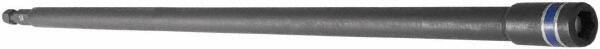 Irwin - 1/4" Magnetic Nutsetter - 1/4" Hex Drive, 12" OAL, 7/16" Socket Nose Diam - Americas Industrial Supply