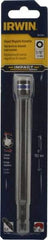 Irwin - 5/16" Magnetic Nutsetter - 1/4" Hex Drive, 6" OAL, 1/2" Socket Nose Diam - Americas Industrial Supply