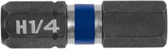 Irwin - 1/4" Hex Bit - 1/4" Hex Drive, 1" OAL - Americas Industrial Supply