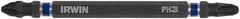 Irwin - #2 x #3 D/E Phillips Screwdriver Bit - 1/4" Hex Drive, 4" OAL - Americas Industrial Supply