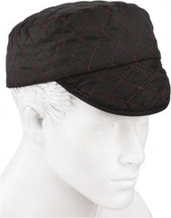 Jackson Safety - Size 6-7/8", General Purpose Shop Cap - Black Solid Pattern, Cotton - Americas Industrial Supply