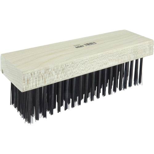 Block Type Scratch Brush, .014 Steel Fill, Flat Face - Americas Industrial Supply
