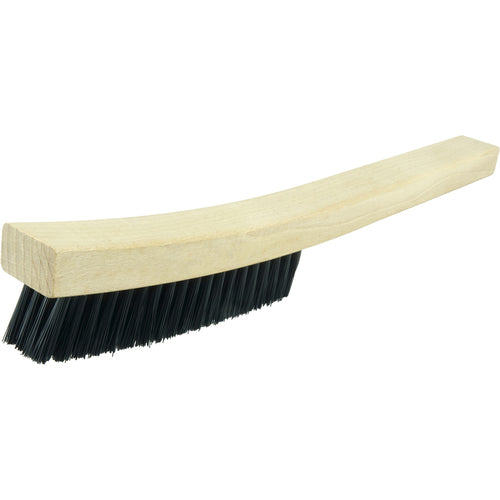 Plater's Brush, Nylon Fill, 4 × 19 Rows - Americas Industrial Supply