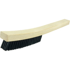 Plater's Brush, Nylon Fill, 4 × 19 Rows - Americas Industrial Supply