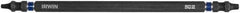 Irwin - #1 x #2" Square Size D/E Square Recess Screwdriver Bit - 1/4" Hex Drive, 6" OAL - Americas Industrial Supply