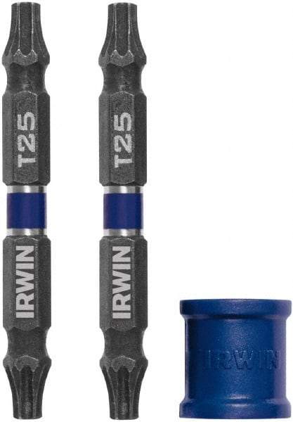 Irwin - 3 Piece, Torx Handle, Double End Bit Set - Americas Industrial Supply