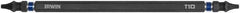 Irwin - T10 x T10 D/E Torx Screwdriver Bit - 1/4" Hex Drive, 6" OAL - Americas Industrial Supply