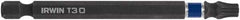 Irwin - T30 Torx Bit - 1/4" Hex Drive, 3-1/2" OAL - Americas Industrial Supply