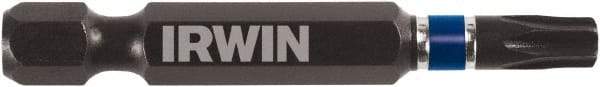 Irwin - T25 Torx Bit - 1/4" Hex Drive, 2" OAL - Americas Industrial Supply