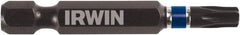 Irwin - T25 Torx Bit - 1/4" Hex Drive, 2" OAL - Americas Industrial Supply