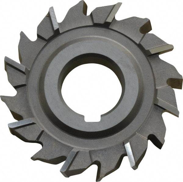 Keo - 3" Diam x 1/2" Width of Cut, 16 Teeth, High Speed Steel Side Milling Cutter - Staggered Teeth, Uncoated - Americas Industrial Supply