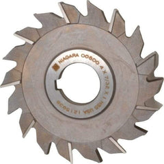 Keo - 4" Diam x 7/32" Width of Cut, 18 Teeth, High Speed Steel Side Milling Cutter - Staggered Teeth, Uncoated - Americas Industrial Supply