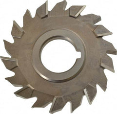 Keo - 4" Diam x 3/8" Width of Cut, 18 Teeth, High Speed Steel Side Milling Cutter - Staggered Teeth, Uncoated - Americas Industrial Supply