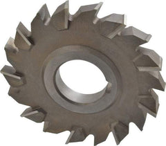 Keo - 4" Diam x 1/2" Width of Cut, 18 Teeth, High Speed Steel Side Milling Cutter - Staggered Teeth, Uncoated - Americas Industrial Supply