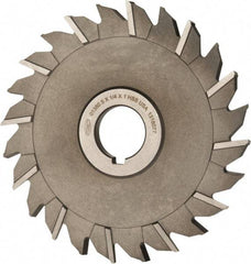 Keo - 5" Diam x 1/4" Width of Cut, 24 Teeth, High Speed Steel Side Milling Cutter - Staggered Teeth, Uncoated - Americas Industrial Supply