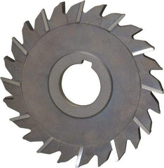 Keo - 5" Diam x 1/4" Width of Cut, 24 Teeth, High Speed Steel Side Milling Cutter - Staggered Teeth, Uncoated - Americas Industrial Supply