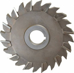 Keo - 5" Diam x 3/8" Width of Cut, 24 Teeth, High Speed Steel Side Milling Cutter - Staggered Teeth, Uncoated - Americas Industrial Supply